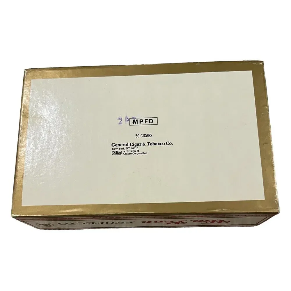 wm penn perfecto cigar box
